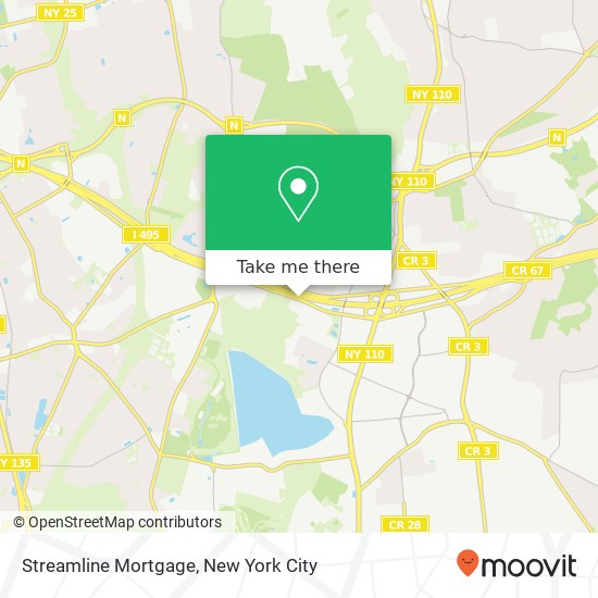 Streamline Mortgage map