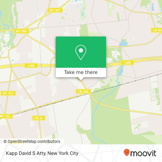 Kapp David S Atty map