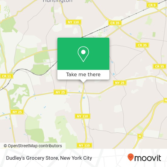 Mapa de Dudley's Grocery Store