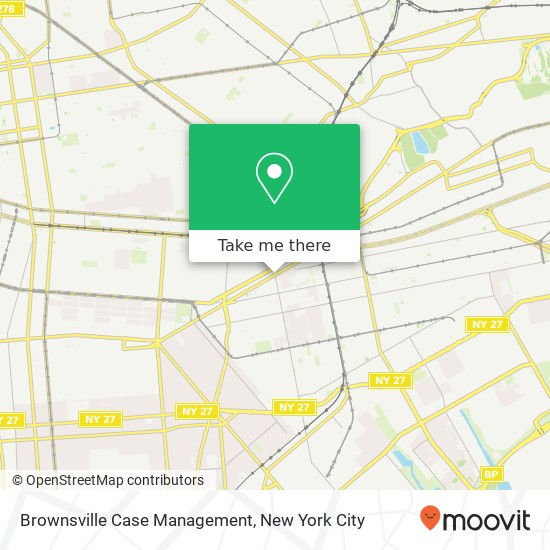 Mapa de Brownsville Case Management