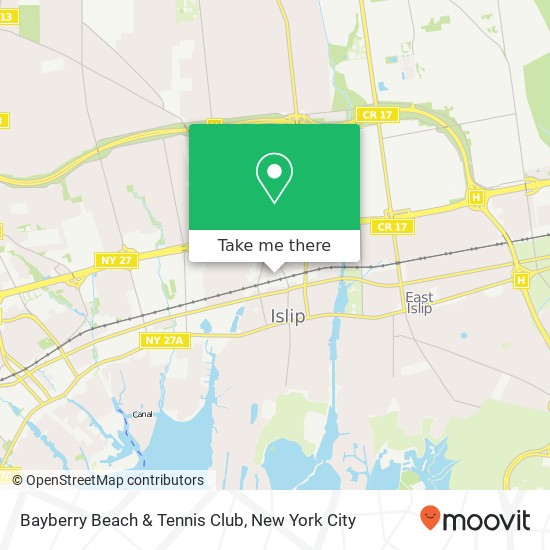 Mapa de Bayberry Beach & Tennis Club