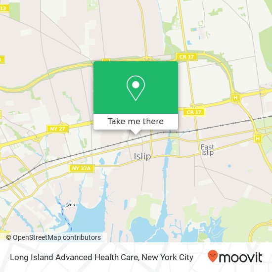 Mapa de Long Island Advanced Health Care
