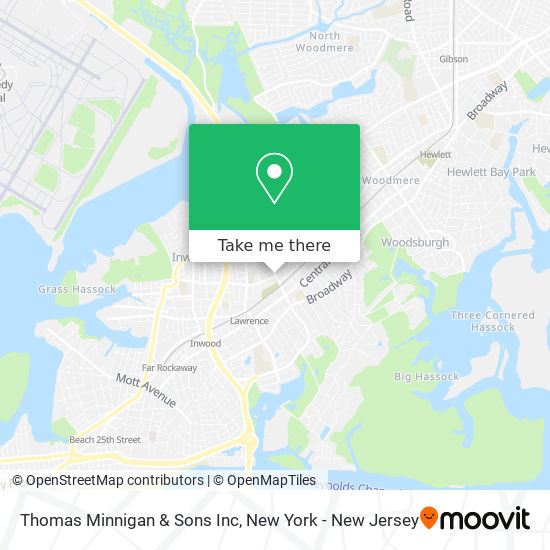 Thomas Minnigan & Sons Inc map