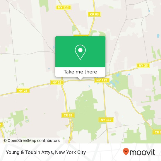 Young & Toupin Attys map