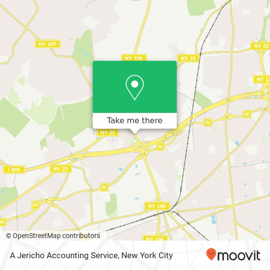 A Jericho Accounting Service map