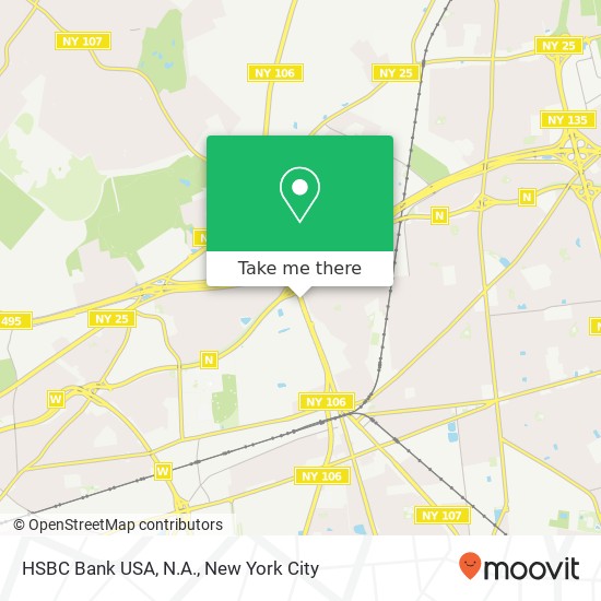 HSBC Bank USA, N.A. map