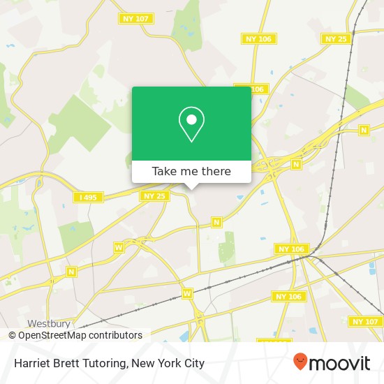 Harriet Brett Tutoring map