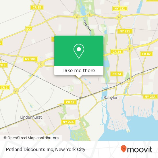 Mapa de Petland Discounts Inc