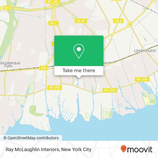 Ray McLaughlin Interiors map