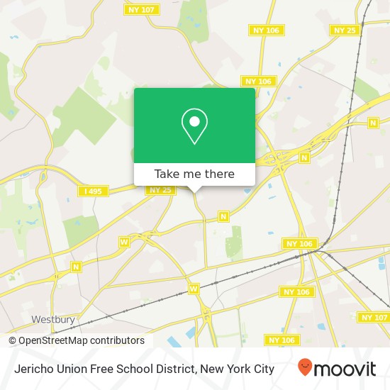Mapa de Jericho Union Free School District