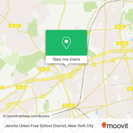 Mapa de Jericho Union Free School District