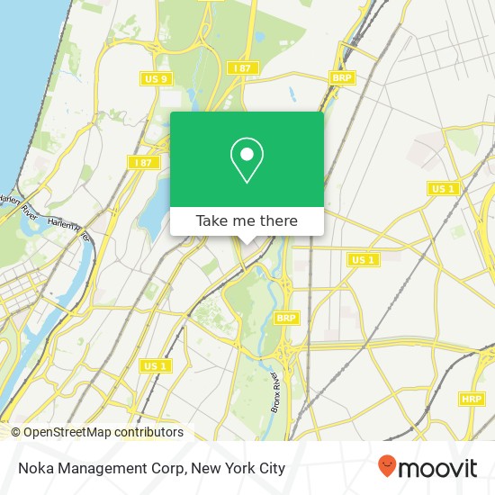 Noka Management Corp map