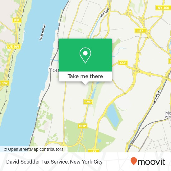 David Scudder Tax Service map