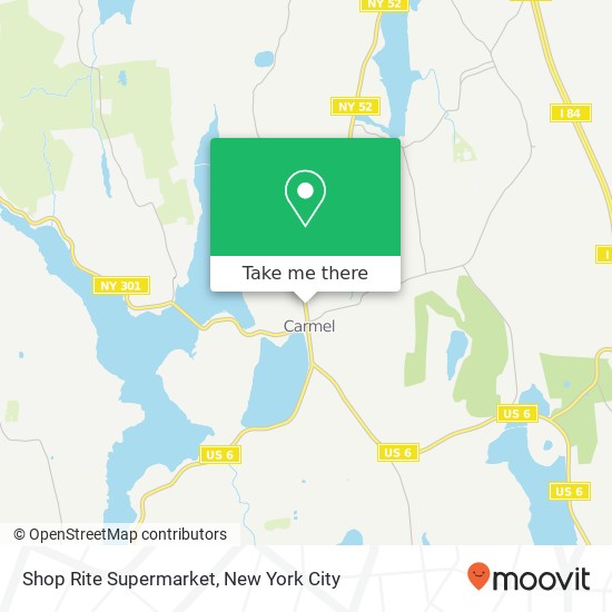 Mapa de Shop Rite Supermarket