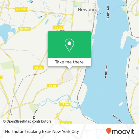 Northstar Trucking Excv map