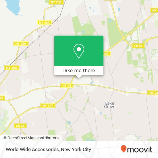 World Wide Accessories map