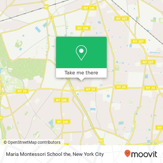 Mapa de Maria Montessori School the