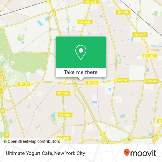 Ultimate Yogurt Cafe map