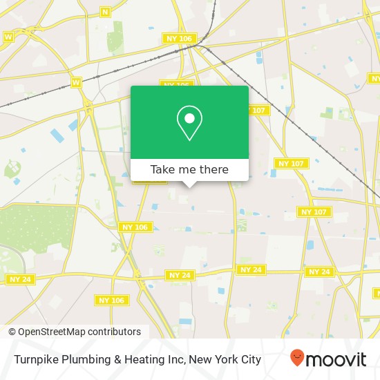 Mapa de Turnpike Plumbing & Heating Inc