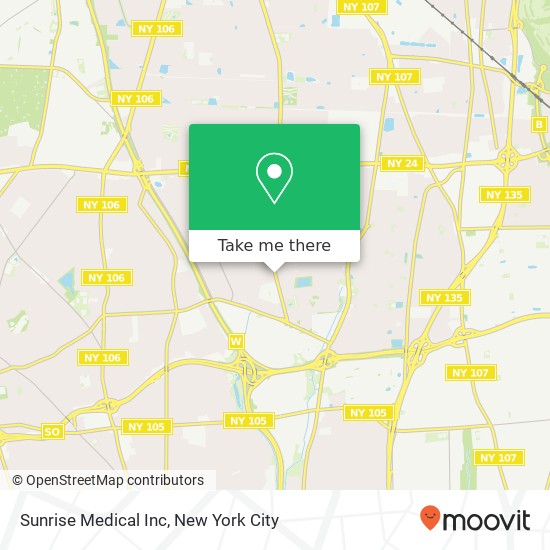 Sunrise Medical Inc map