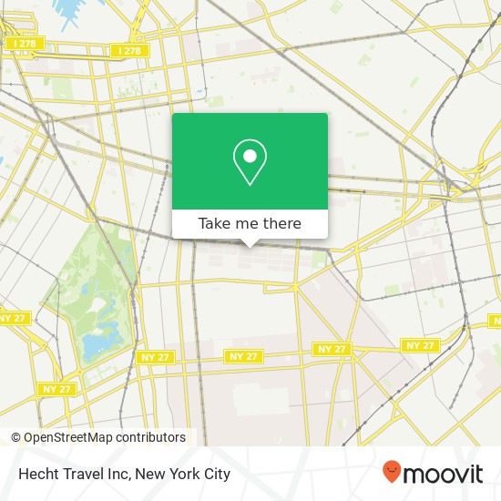 Hecht Travel Inc map