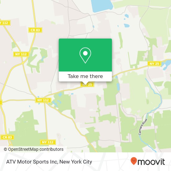 Mapa de ATV Motor Sports Inc