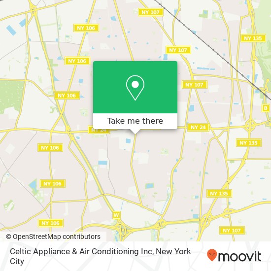 Mapa de Celtic Appliance & Air Conditioning Inc