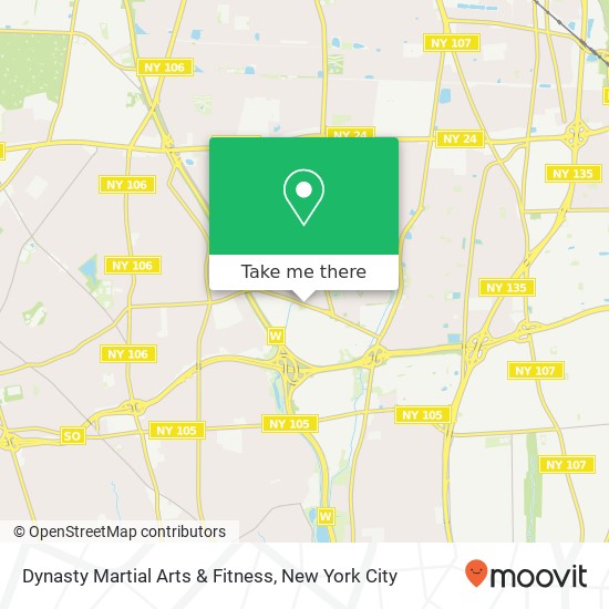 Mapa de Dynasty Martial Arts & Fitness