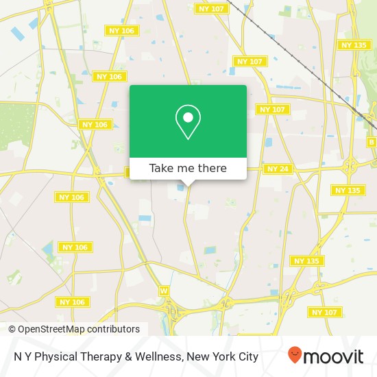 N Y Physical Therapy & Wellness map