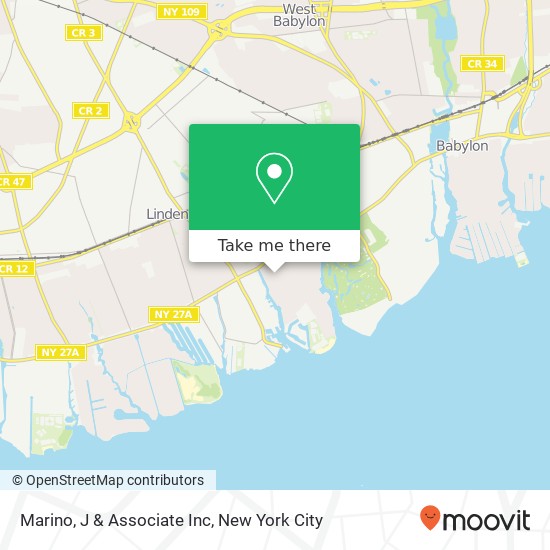 Mapa de Marino, J & Associate Inc
