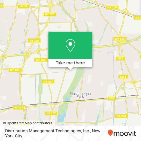 Distribution Management Technologies, Inc. map