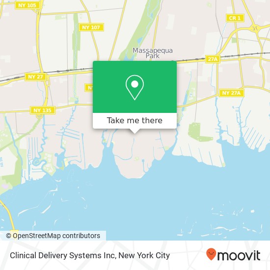 Mapa de Clinical Delivery Systems Inc