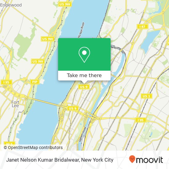 Janet Nelson Kumar Bridalwear map