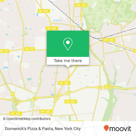 Domenick's Pizza & Pasta map