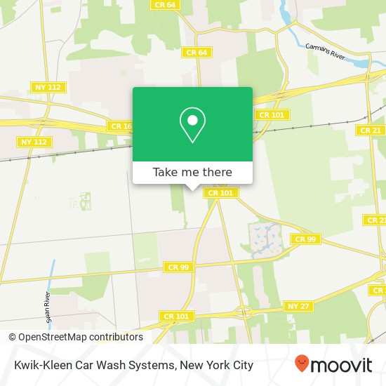 Mapa de Kwik-Kleen Car Wash Systems