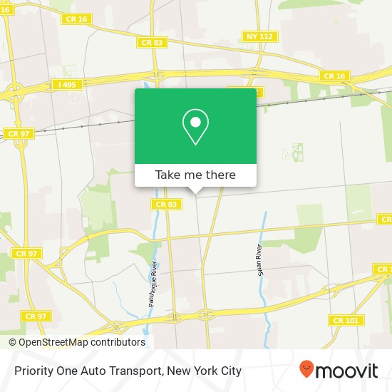 Mapa de Priority One Auto Transport