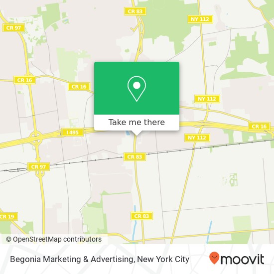Mapa de Begonia Marketing & Advertising