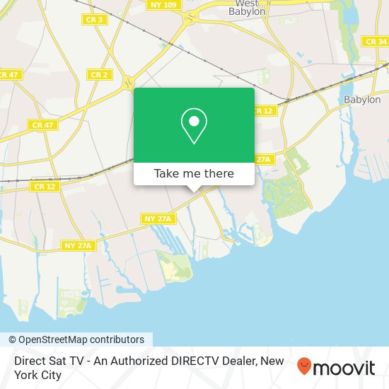 Mapa de Direct Sat TV - An Authorized DIRECTV Dealer