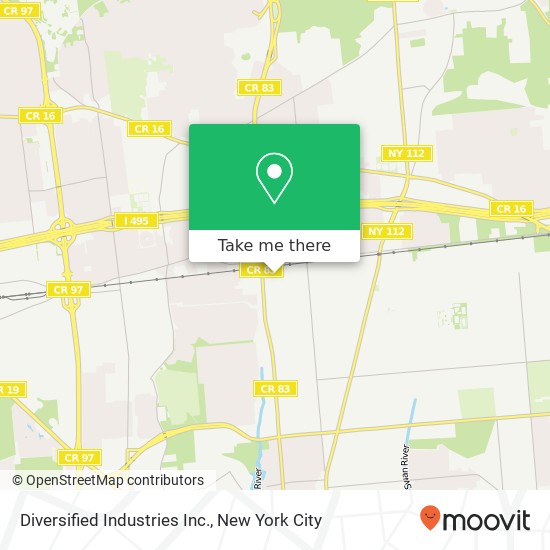 Diversified Industries Inc. map