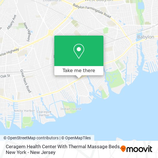 Mapa de Ceragem Health Center With Thermal Massage Beds