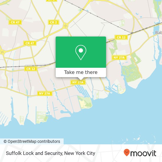 Suffolk Lock and Security map