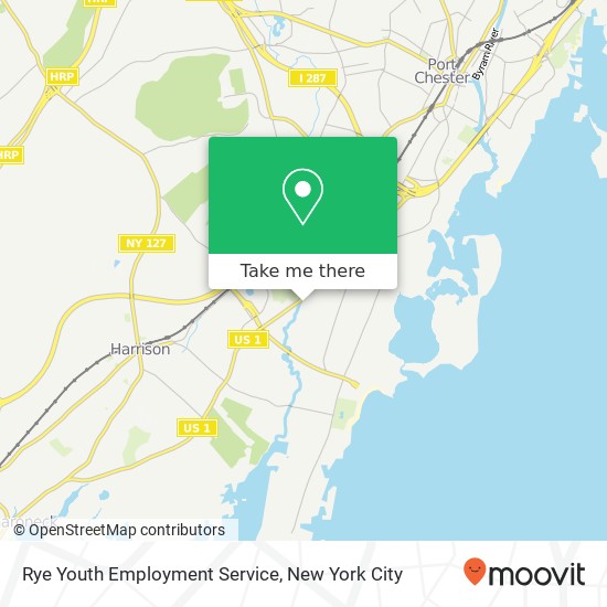 Rye Youth Employment Service map