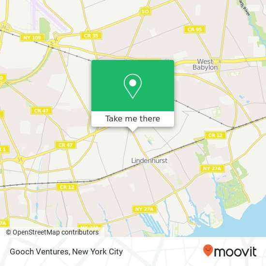 Gooch Ventures map