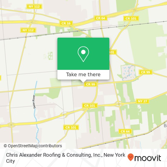 Mapa de Chris Alexander Roofing & Consulting, Inc.