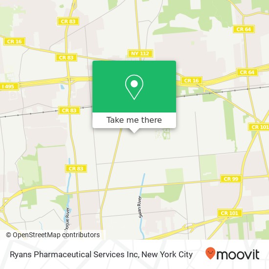 Ryans Pharmaceutical Services Inc map