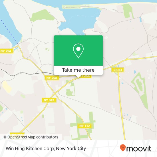 Mapa de Win Hing Kitchen Corp