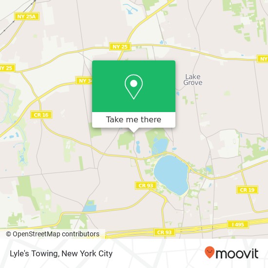 Mapa de Lyle's Towing