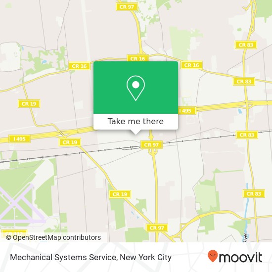 Mechanical Systems Service map