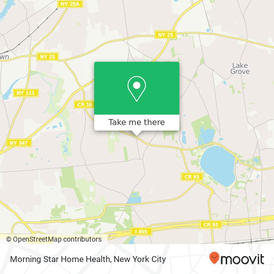 Mapa de Morning Star Home Health