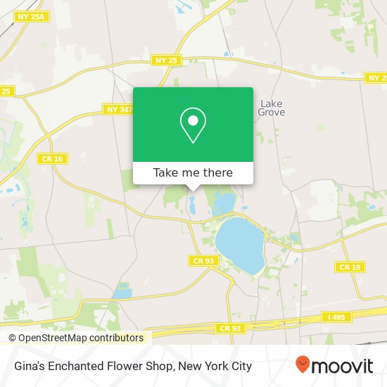 Mapa de Gina's Enchanted Flower Shop